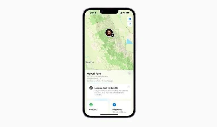 常山苹果14维修分享iPhone14系列中 FindMy功能通过卫星分享位置方法教程 